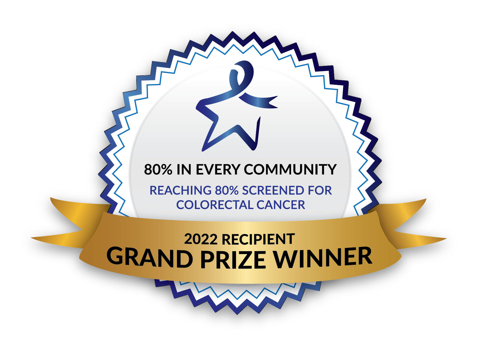 GPR National Colorectal Cancer Roundtable Grand Prize Winner Badge